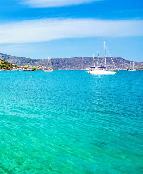 Scenic area around Agios Nikolaos, Crete